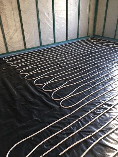 Underfloor Heating fitted to a Barn Conversion